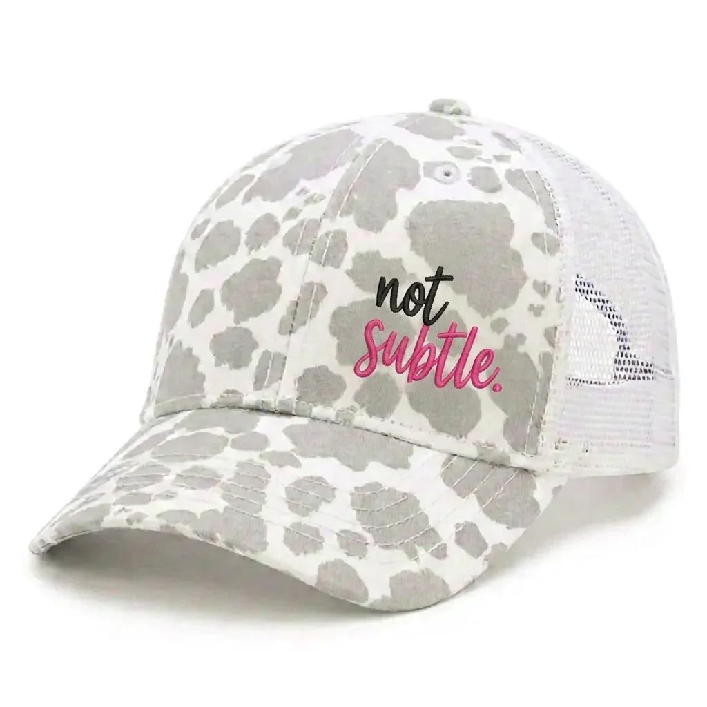 Not Subtle.  -- Snow Leopard