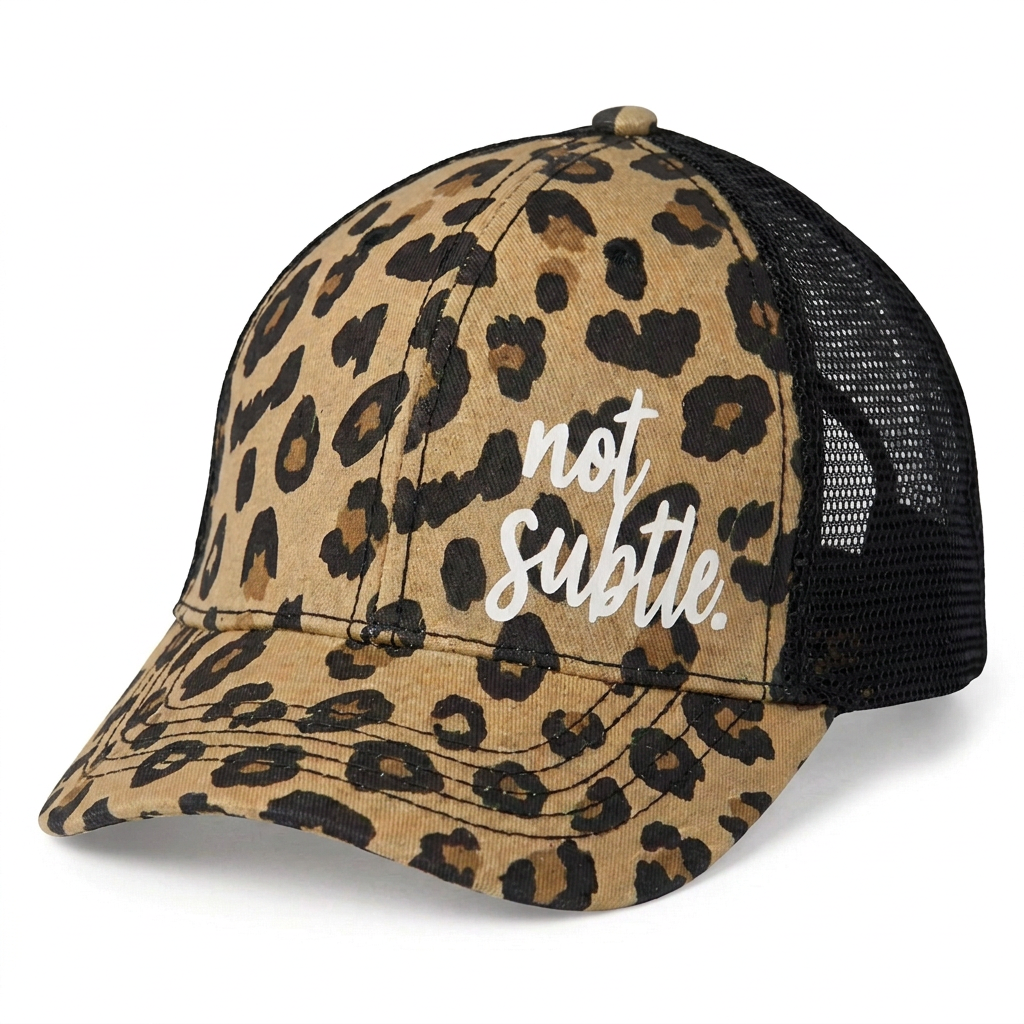 Not Subtle. -- Leopard/ Black